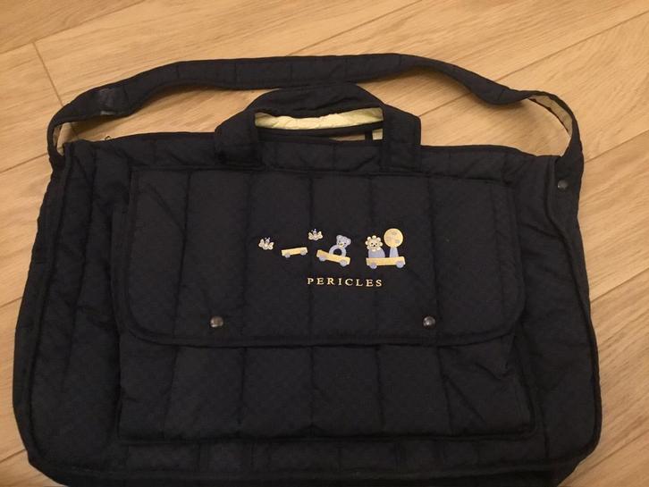 Donkerblauwe verzorgingstas/ reistas, Kinderen en Baby's, Luiertassen, Gebruikt, Ophalen of Verzenden