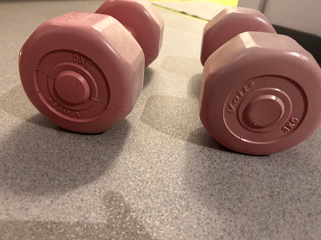 Haltères, Enlèvement, Utilisé, Rose, Matériel