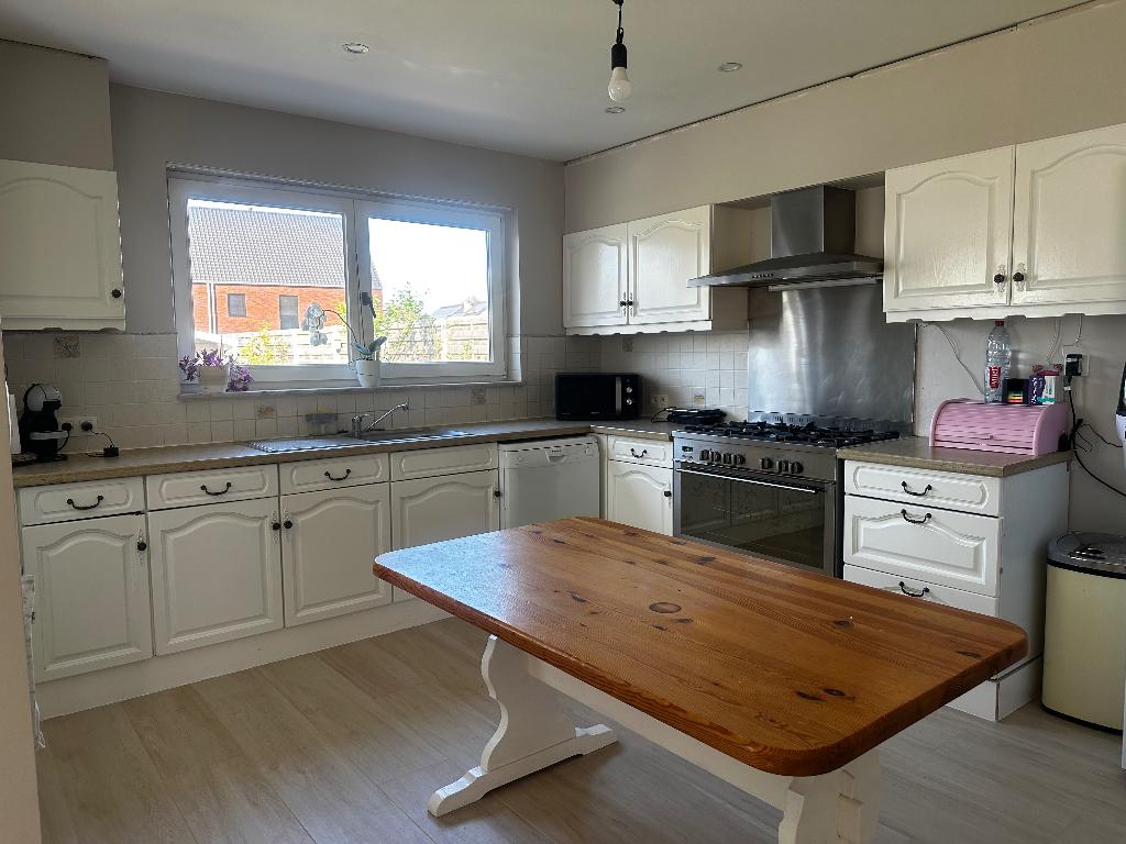 Landelijke eiken keuken, Ophalen, Gebruikt, Wit, Overige typen