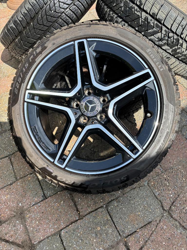 Mercedes AMG velgen, Auto-onderdelen, Banden en Velgen, Ophalen, 18 inch, Gebruikt, Banden en Velgen
