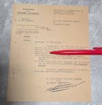 WO2+verzet+Charleroi+Brouwerij+Requisitie+1945, Verzamelen, Ophalen of Verzenden, Overige soorten, Overige typen