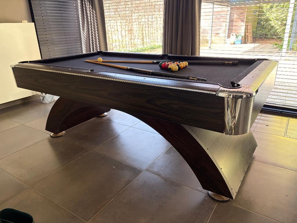 Pooltafel met leisteen 7ft, Sports & Fitness, Sports & Fitness Autre, Enlèvement, Comme neuf