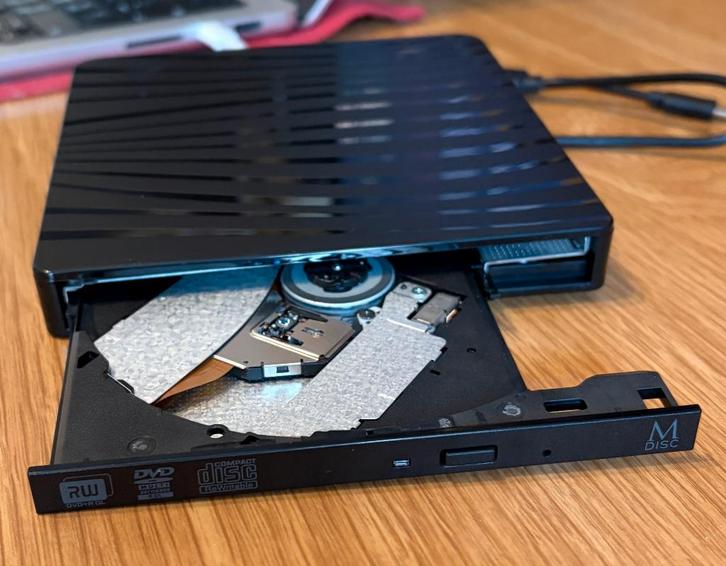 Externe DVD & CD Speler & brander - USB 3 & usb-c, Computers en Software, Optische drives, Zo goed als nieuw, Extern, MacOS, Windows