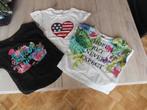 3 zomers t shirten maat 116, Kinderen en Baby's, Kinderkleding | Maat 116, Ophalen of Verzenden, Zo goed als nieuw, Meisje, Shirt of Longsleeve