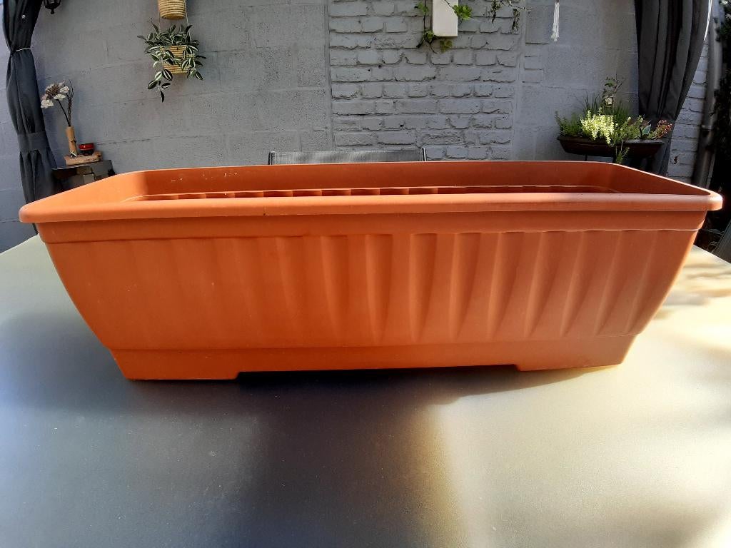 5 Bacs à fleurs, Jardin & Terrasse, Bacs à fleurs & Jardinières, Enlèvement, Utilisé, Synthétique, Balcon