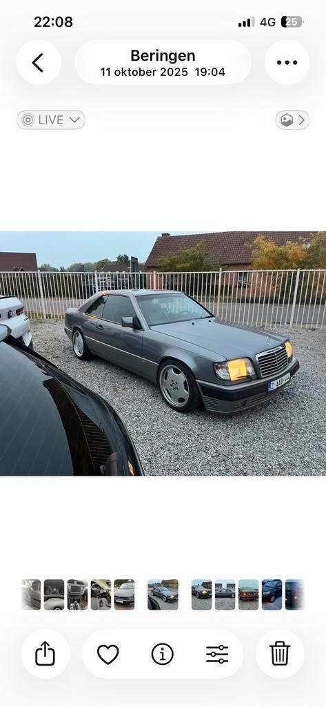 Mercedes  coupé w124, Auto's, Mercedes-Benz, Bedrijf, Te koop, E-Klasse, Benzine, Coupé, Leder, Ophalen