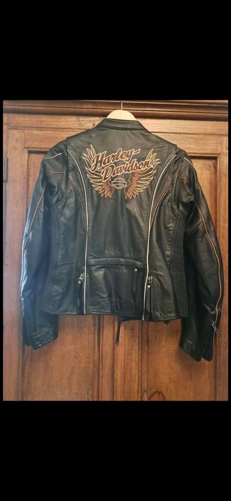 Harley Davidson damesvest, Motoren, Ophalen of Verzenden, Dames, Jas | leer, Harley Davidson