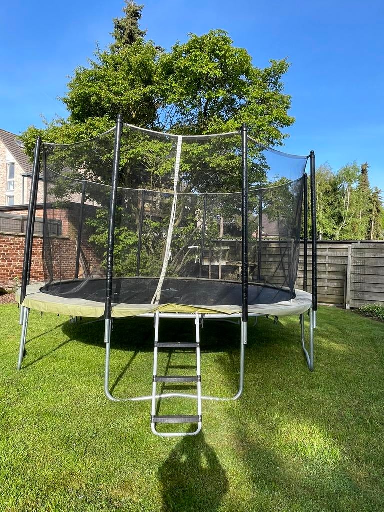 Trampoline, Kinderen en Baby's, Speelgoed | Buiten | Trampolines, Ophalen, Gebruikt