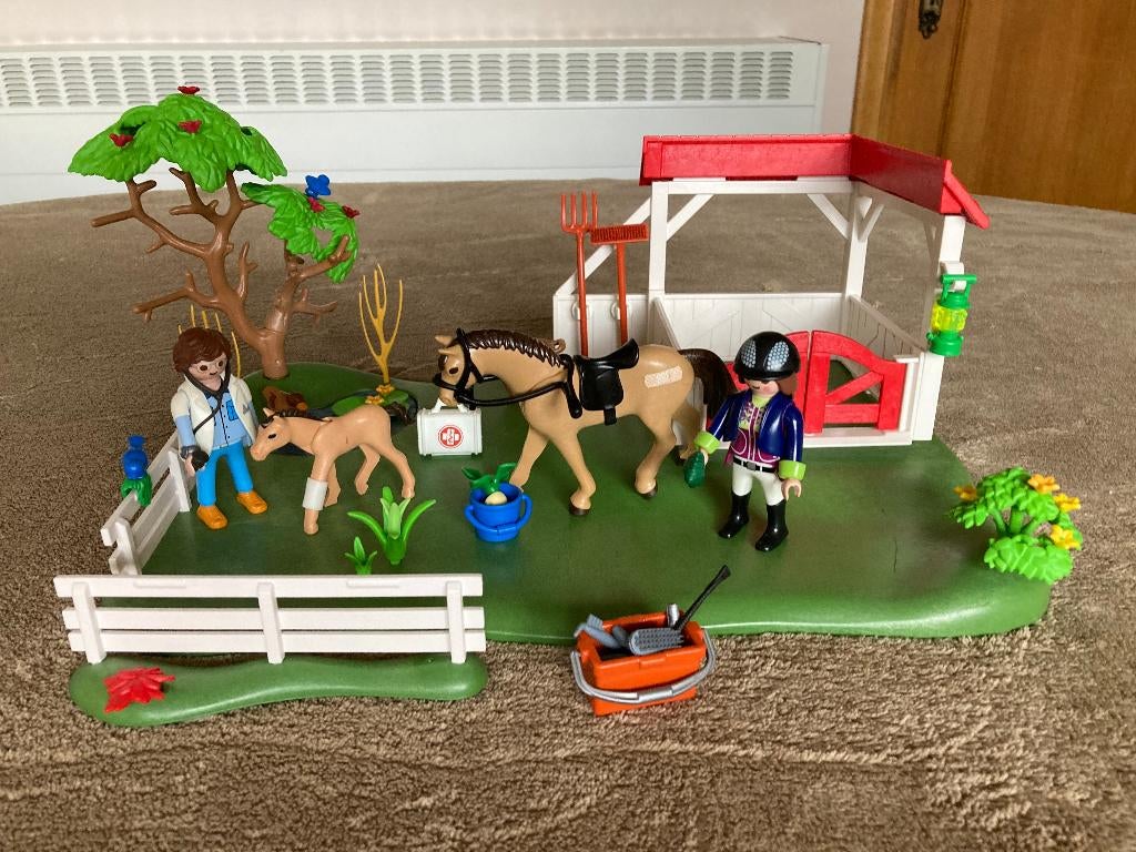 Playmobil Superset eerste hulp in de stal (doos + boekje), Enlèvement ou Envoi, Comme neuf