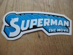 Superman The Movie 14,5 x 6 cm Sticker, Verzamelen, Stickers, Ophalen of Verzenden, Nieuw, Overige typen