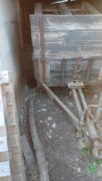 Oude leger remork, Ophalen, Gebruikt