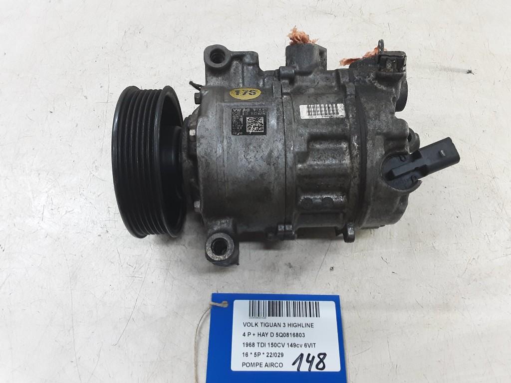 COMPRESSEUR CLIMATISATION Tiguan (AD1) (5Q0816803), Utilisé, Volkswagen
