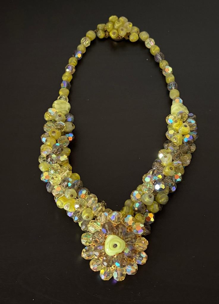 Bijoux de Fantaisie Collier Vintage 1970, Bijoux, Sacs & Beauté, Bijoux anciens, Enlèvement ou Envoi, Autres matériaux, Collier