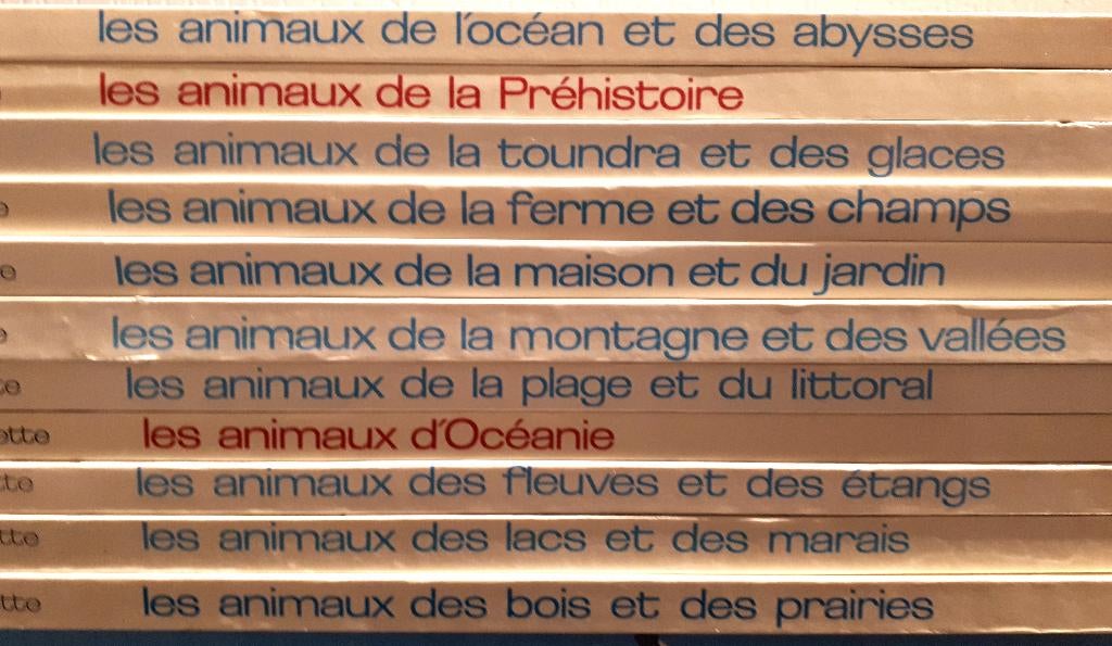 Livres thématiques "Animaux de ...", Livres, Comme neuf, Enlèvement, Divers auteurs, 5 ou 6 ans