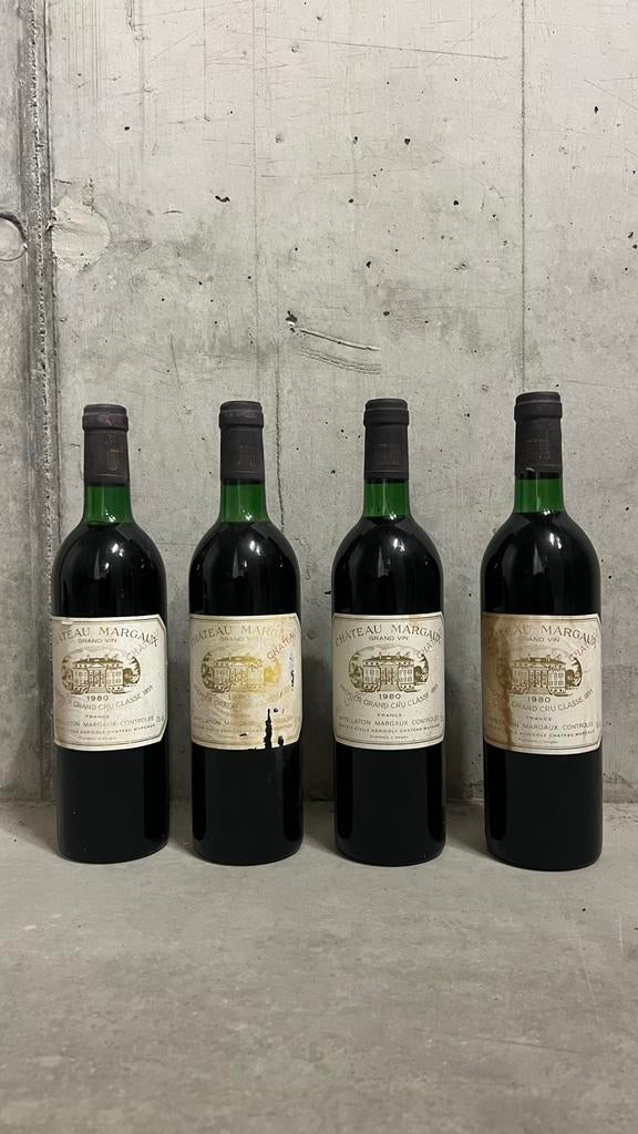 Chateau Margaux 1980, Ophalen, Zo goed als nieuw, Rode wijn