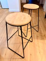 Barkruk binnen - set, Huis en Inrichting, Barkrukken, Ophalen, Met voetsteun, 60 tot 90 cm, Zo goed als nieuw