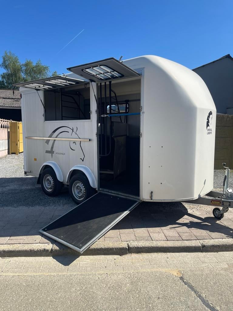 Cheval liberte 3p  zadelkamer 07/2016, Ophalen, Zo goed als nieuw, Aluminium, 2-paards trailer