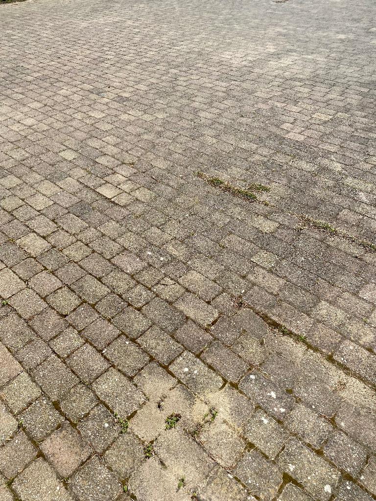 Betonklinkers GRATIS 120m2, Béton, Enlèvement, Utilisé, Briques