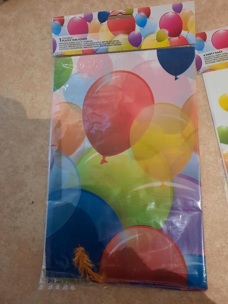 pvc tafelnap balonnen voor het kinderfeest, slinger, zakjes, Ophalen of Verzenden, Nieuw