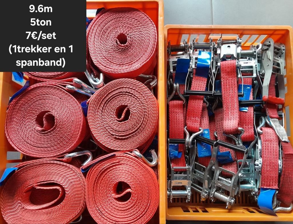 Spanband met trekker 7€/set, Ophalen