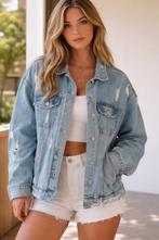 Jeansjas maat L merk Bershka, Enlèvement, Taille 42/44 (L)