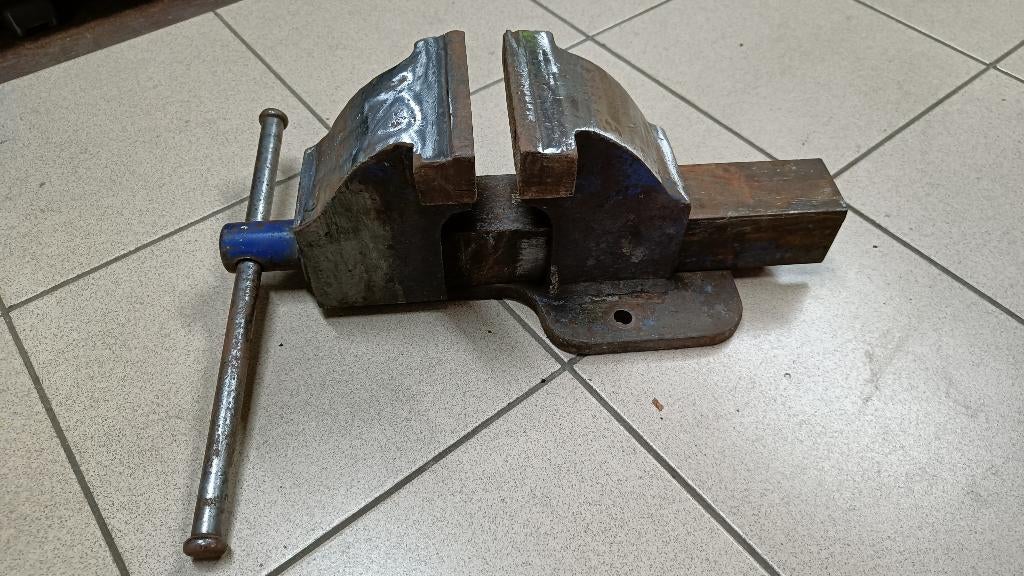 Zware bankschroef, Ophalen, Gebruikt, Bankschroef