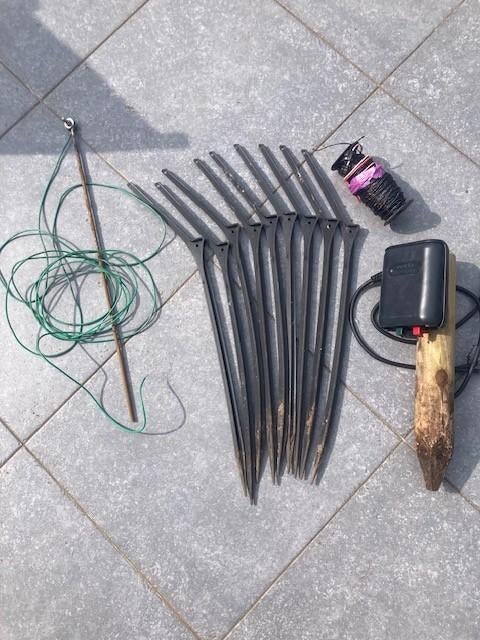 reiger schrikdraad voor vijver, Ophalen of Verzenden, Gebruikt