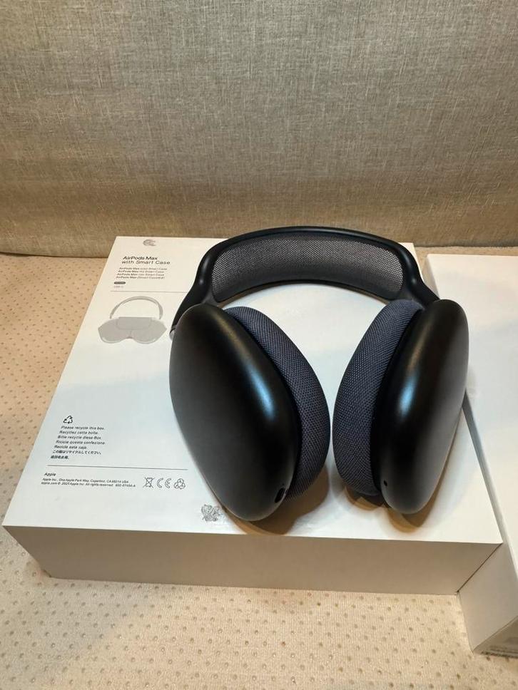 AirPods Max Midnight, Audio, Tv en Foto, Hoofdtelefoons, Zo goed als nieuw, Verzenden