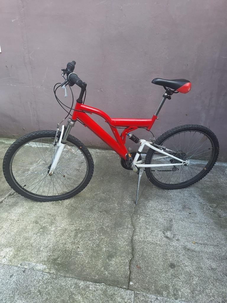 Fiets alle terrein met vering, Ophalen, Gebruikt, 22 inch, Versnellingen