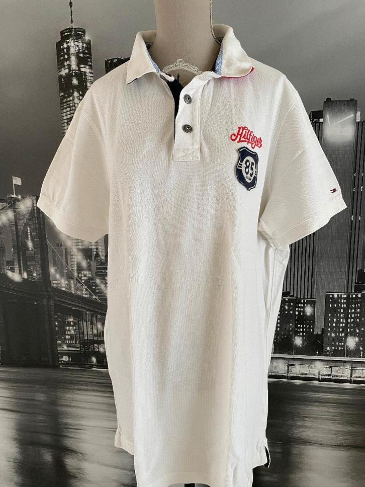 witte polo Tommy Hilfiger XXL, Kleding | Heren, Polo's, Zo goed als nieuw, Overige maten, Wit, Verzenden