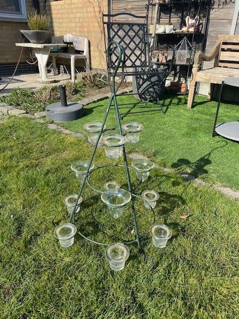 Kaarsenhouder, Ophalen, Gebruikt, 25 tot 50 cm, Metaal