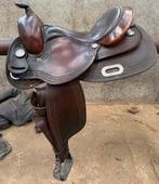 Pool’s zadel voor korte rug., Enlèvement, Utilisé, Western