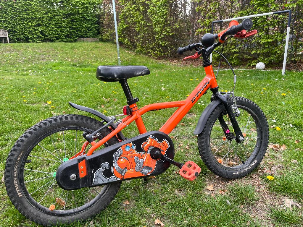 Kinderfiets btwin robot 500 - 16 inch, Ophalen, Gebruikt, 16 tot 20 inch, Btwin Decathlon