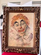 Schilderij met Clown, Antiek en Kunst, Ophalen