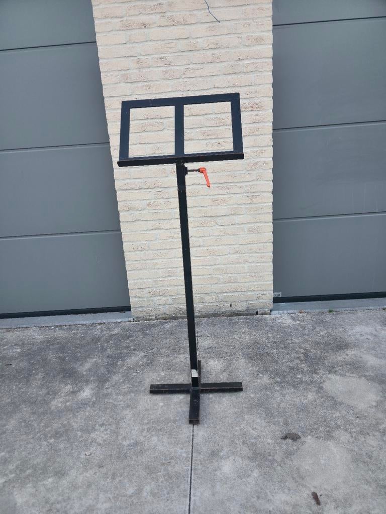 Vintage metalen standaard verstelbaar, Ophalen of Verzenden, Gebruikt, Meubilair