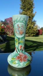 Art Nouveau opaline glazen vaas, Ophalen of Verzenden