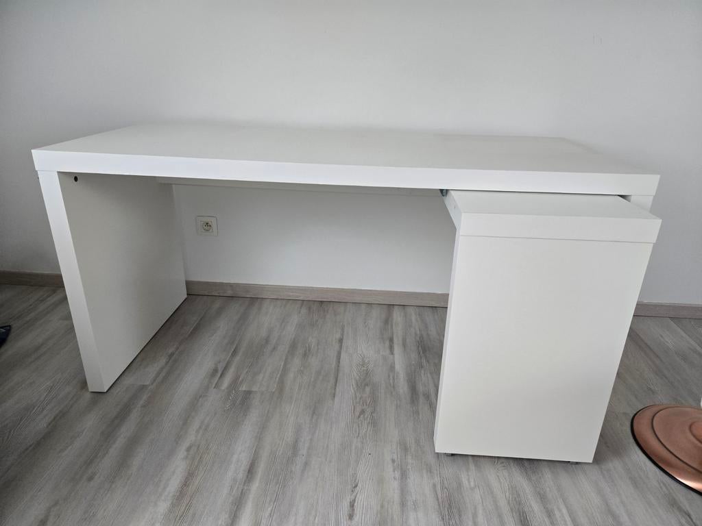 MALM
Bureau met uittrekbaar blad - Ideaal voor thuiswerk, Maison & Meubles, Bureaux, Moderne, Blanc, Enlèvement