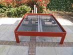 Auping Auronde 160x200 , hoog model, Huis en Inrichting, Ophalen, Gebruikt, Bruin, Tweepersoons