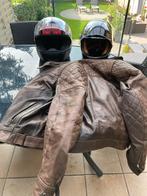 Gilet de moto marron en bon état taille 58 60, Motos, Enlèvement