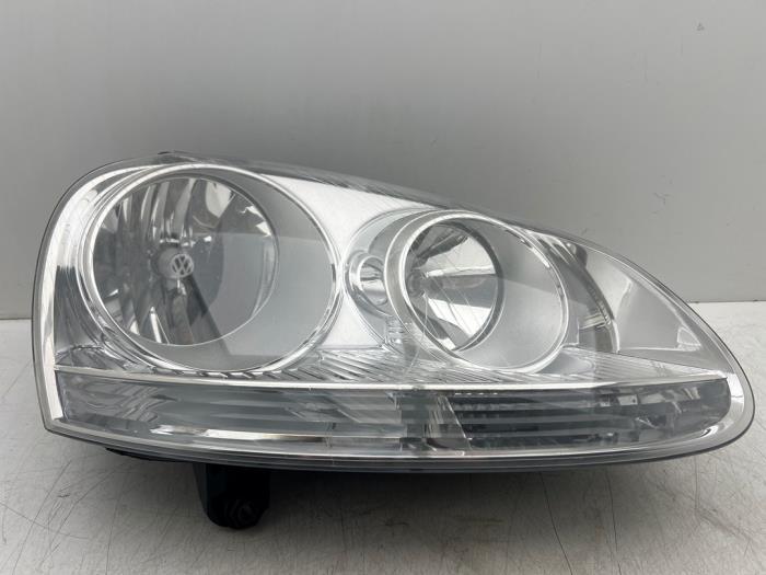 Koplamp rechts van een Volkswagen Golf, Gebruikt, -, Volkswagen, -