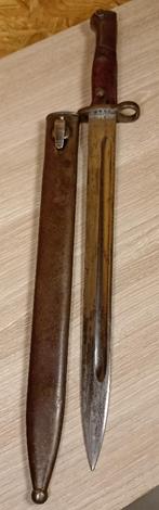 Baïonnette Belge FN Mauser 98 export ww2, Verzenden, Landmacht, Mes of Dolk