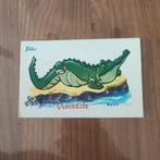 Carte postale crocodile 1950 Tobler chocolat, Enlèvement ou Envoi