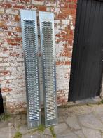 2 oprijstalen in staal, Ophalen