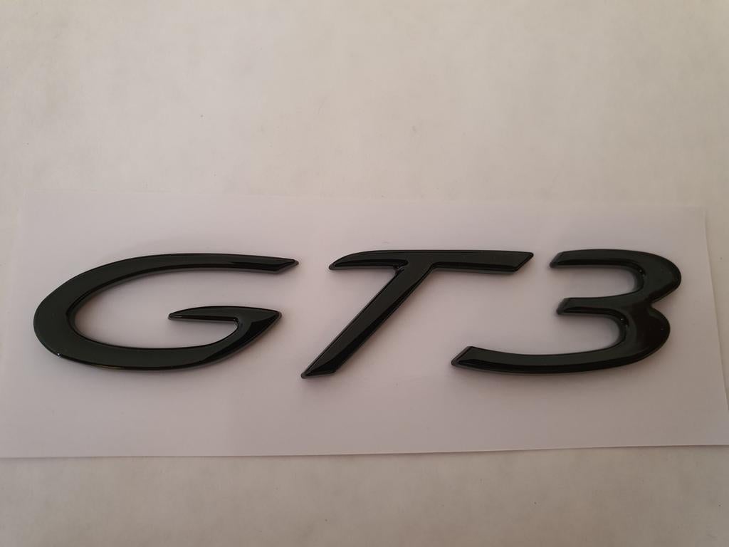 Porsche GT3 koffer logo in het blinkend zwart, Ophalen of Verzenden