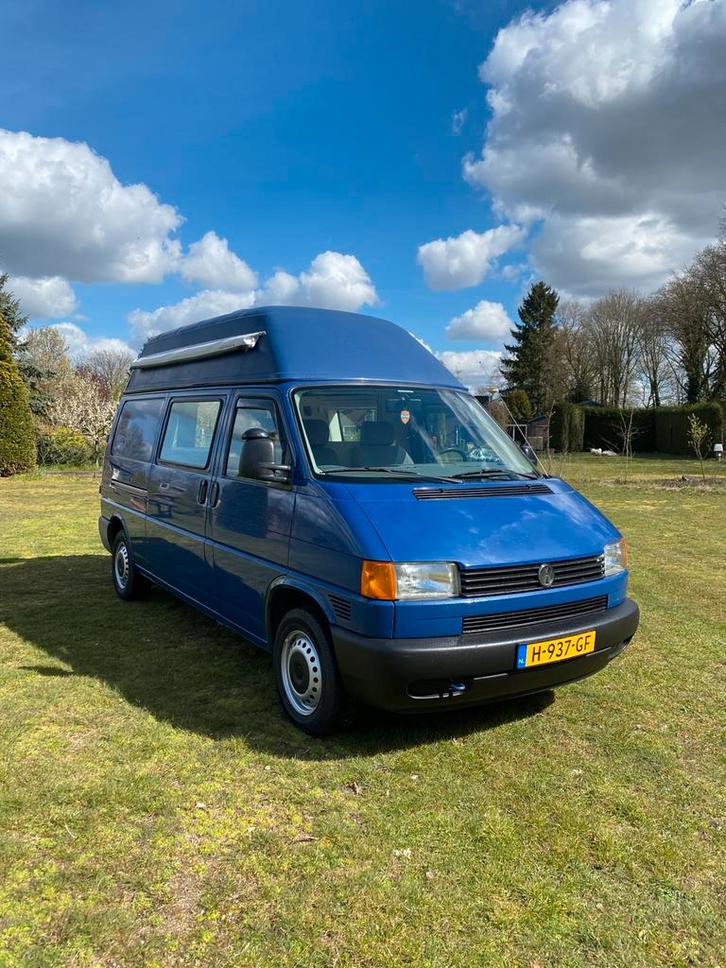 Mooie Vw Volkswagen transporter t4 buscamper camperbus 204km, Caravans en Kamperen, Mobilhomes, Particulier, tot en met 3, Buscamper of Camperbus