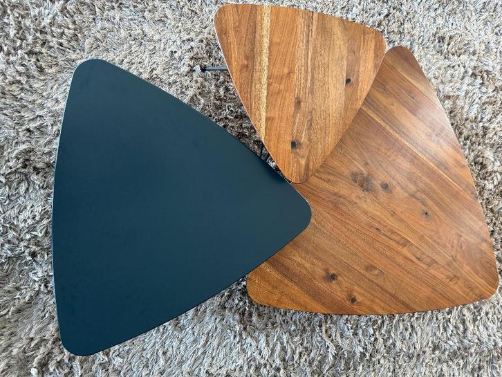 3 x Bert Plantagie Justin salon tafels L M S, Maison & Meubles, Tables | Tables de salon, Comme neuf, Moins de 50 cm, 150 à 200 cm