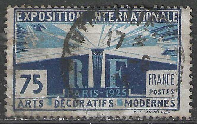 Frankrijk 1924/1925 - Yvert 215 - Licht (ST), Verzenden, Gestempeld
