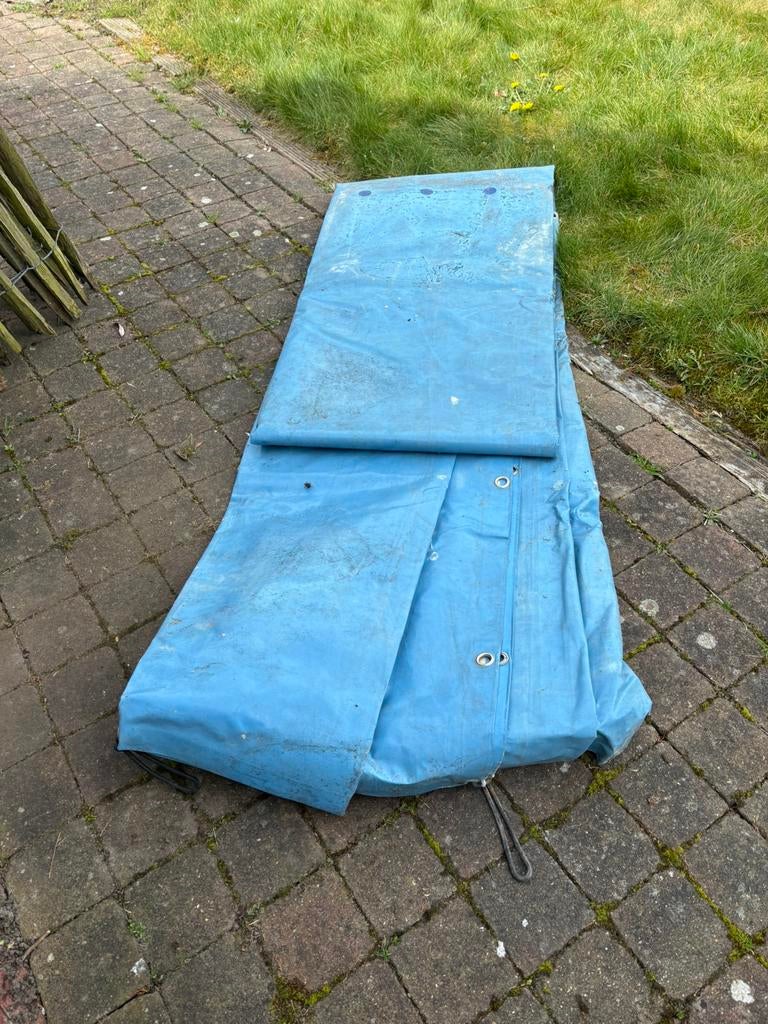 Voile d'hiver en bon état de 10 m sur 4 mètres, Jardin & Terrasse, Piscines, Piscine intégrée, 300 cm ou plus, Enlèvement, Utilisé