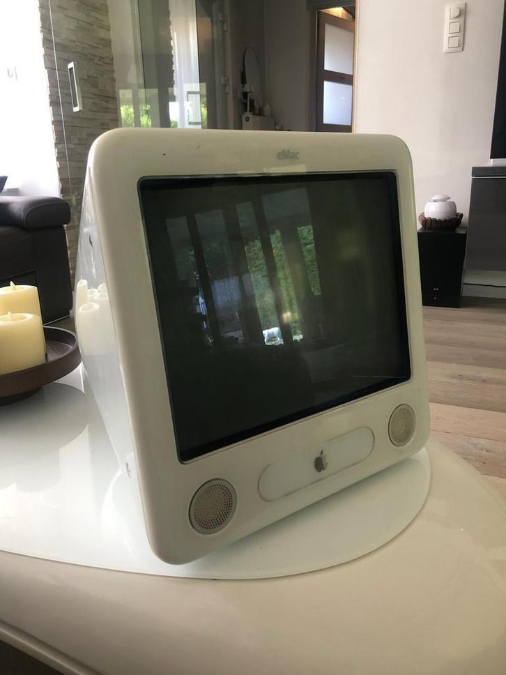 Apple iMac G3 vintage iconique collection /déco /fonctionnel, Computers en Software, Monitoren, Gebruikt, Ophalen