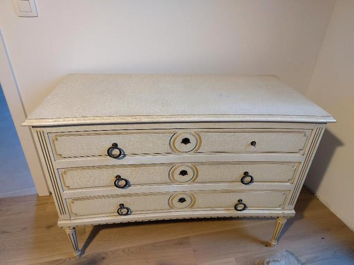 Ensemble vintage shabby chic, Huis en Inrichting, Kasten |Televisiemeubels, Gebruikt, Minder dan 100 cm, 100 tot 150 cm, 25 tot 50 cm